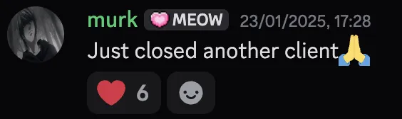 murk — just closed another client