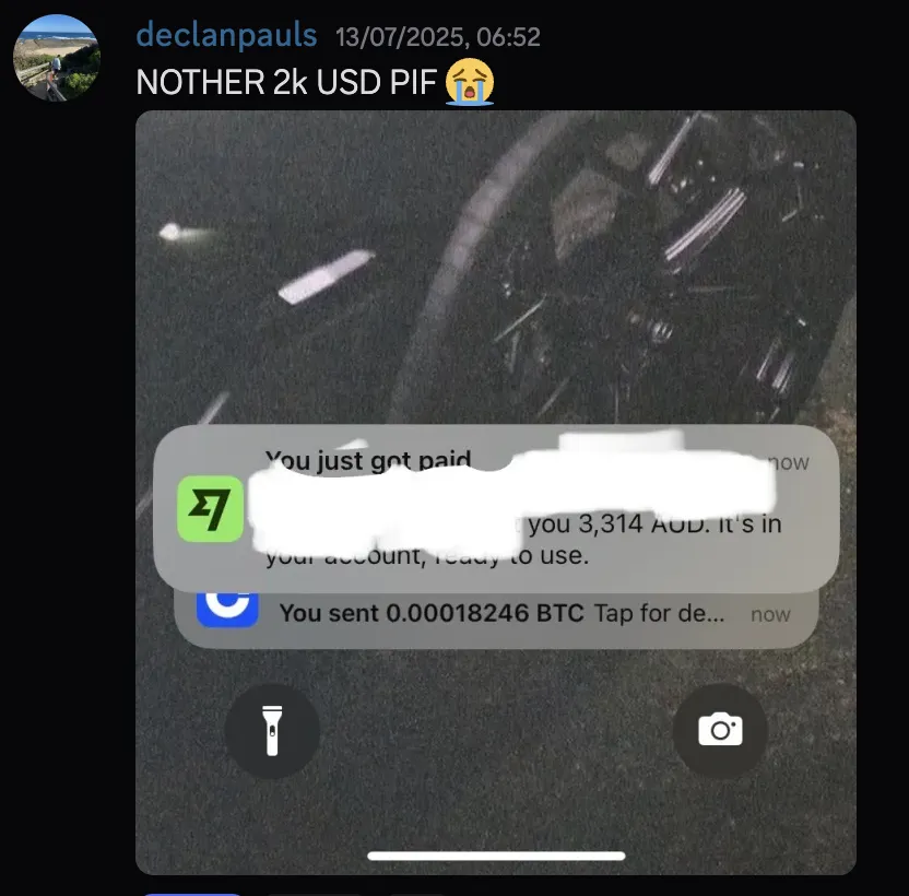 declanpauls — another $2k USD PIF